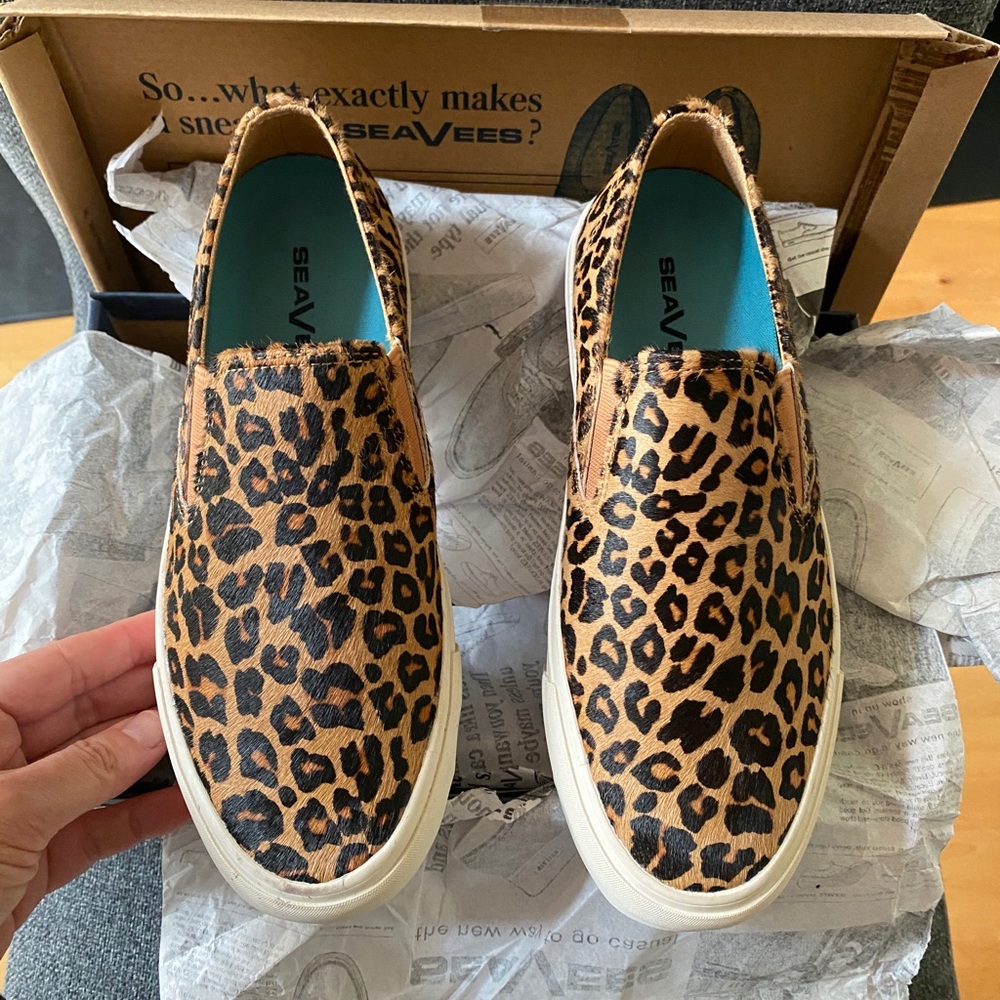 SEAVEES Haircalf Platform Sneakers Shoes - Picture 9 of 14